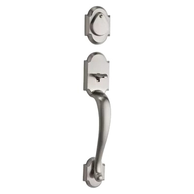 800AUH LIP 15 SMT 6AL Exterior Handleset, Austin Design, Satin Nickel, 3 Grade, Re-Key Technology: SmartKey