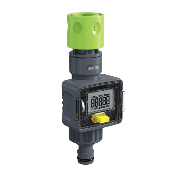 Water Flow Meter, RainPoint, Hose-End - 1