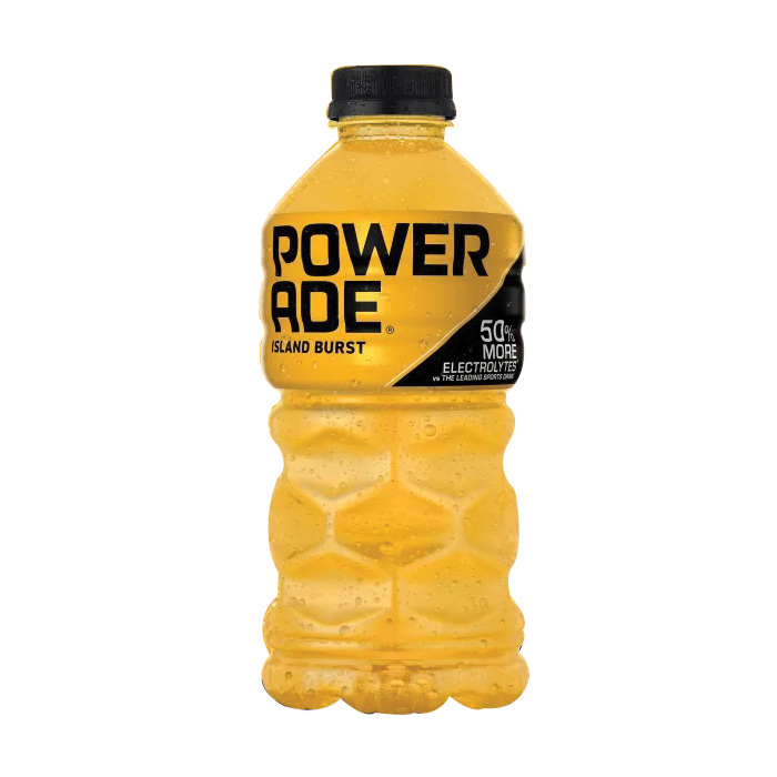 049000554441 Island Burst Sports Drink, Liquid, Tropical Punch, 28 fl-oz Bottle