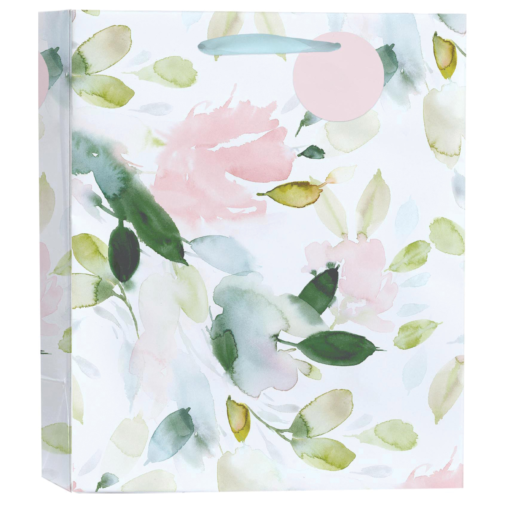 design DESIGN 225-10488 design DESIGN 225-10488 Breezy Blossoms Small Gift Bag, 5-5/8 in W, 7 in H, Pink/Yellow - 1
