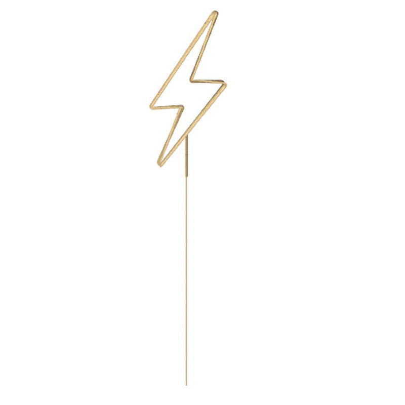 design DESIGN 663-10858 design DESIGN 663-10858 Lightning Bolt Party Sparkler, 9-1/8 in L - 1