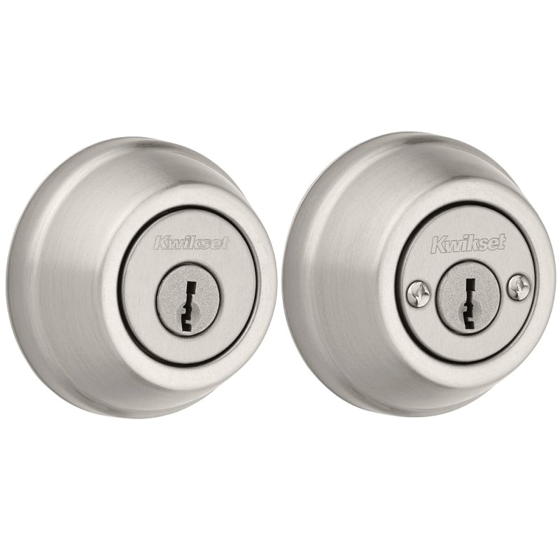 Signature Series 785 15 6AL STRKP K3 Deadbolt, 2 Grade, Keyed Key, Zinc, Satin Nickel, 2-3/8 to 2-3/4 in Backset
