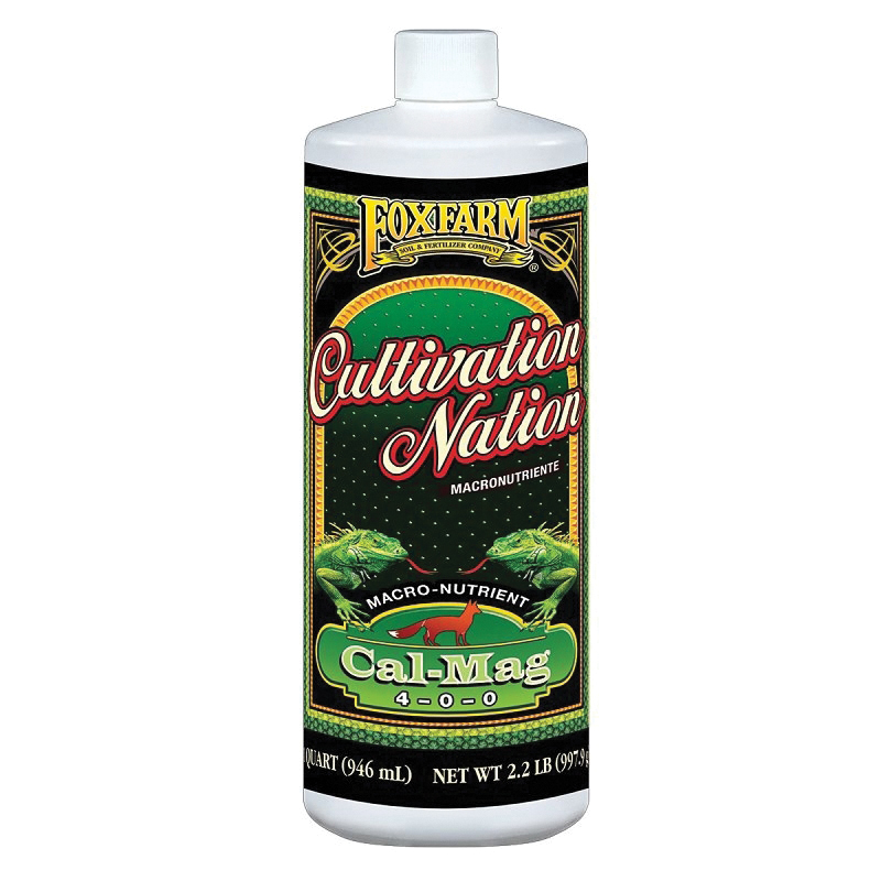 Cultivation Nation Series CNCALMAGQT Cal-Mag Supplement, 1 qt, Liquid, 4-0-0 N-P-K Ratio