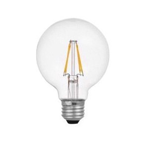 TruWave Series 42085 LED Bulb, G25 Lamp, 40 W Equivalent, Medium E26 Lamp Base, Dimmable, Clear