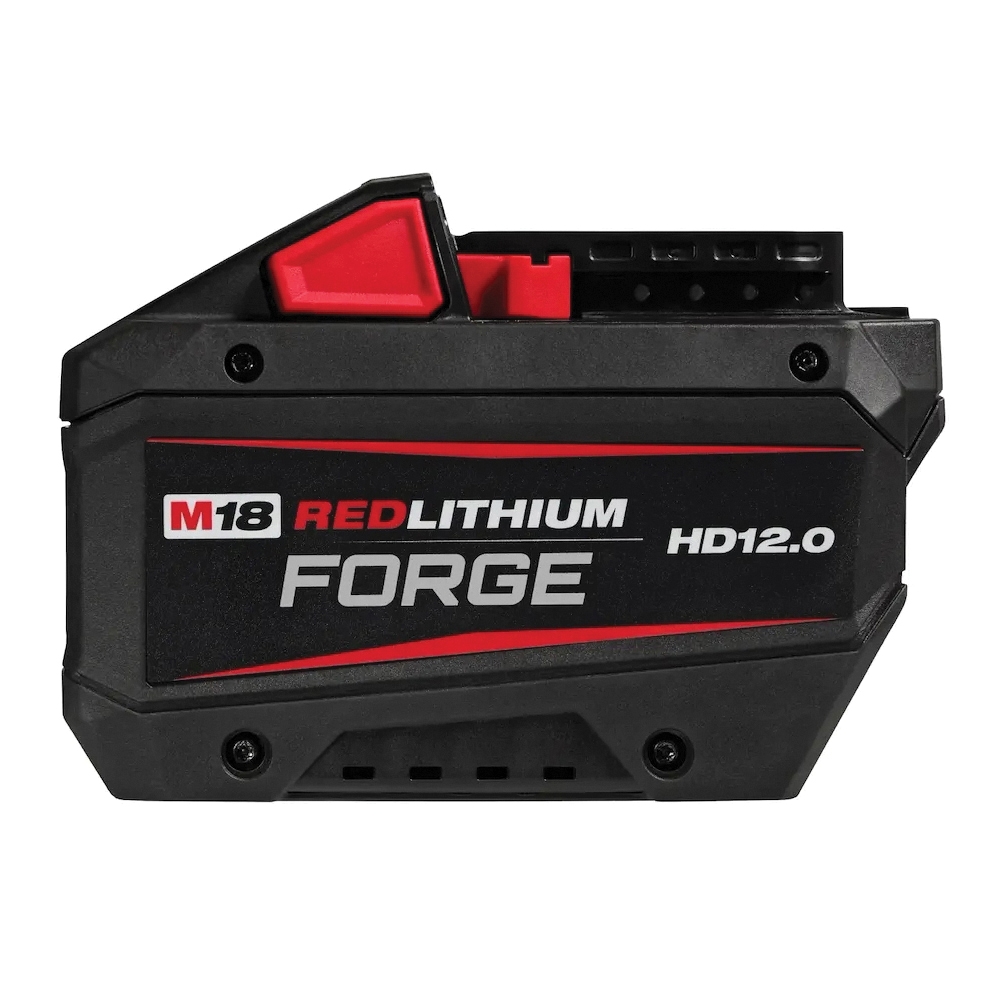Milwaukee M18 REDLITHIUM FORGE HD12.0 48-11-1813 Battery, 18 V Battery, 12 Ah, 45 to 241 min Charging