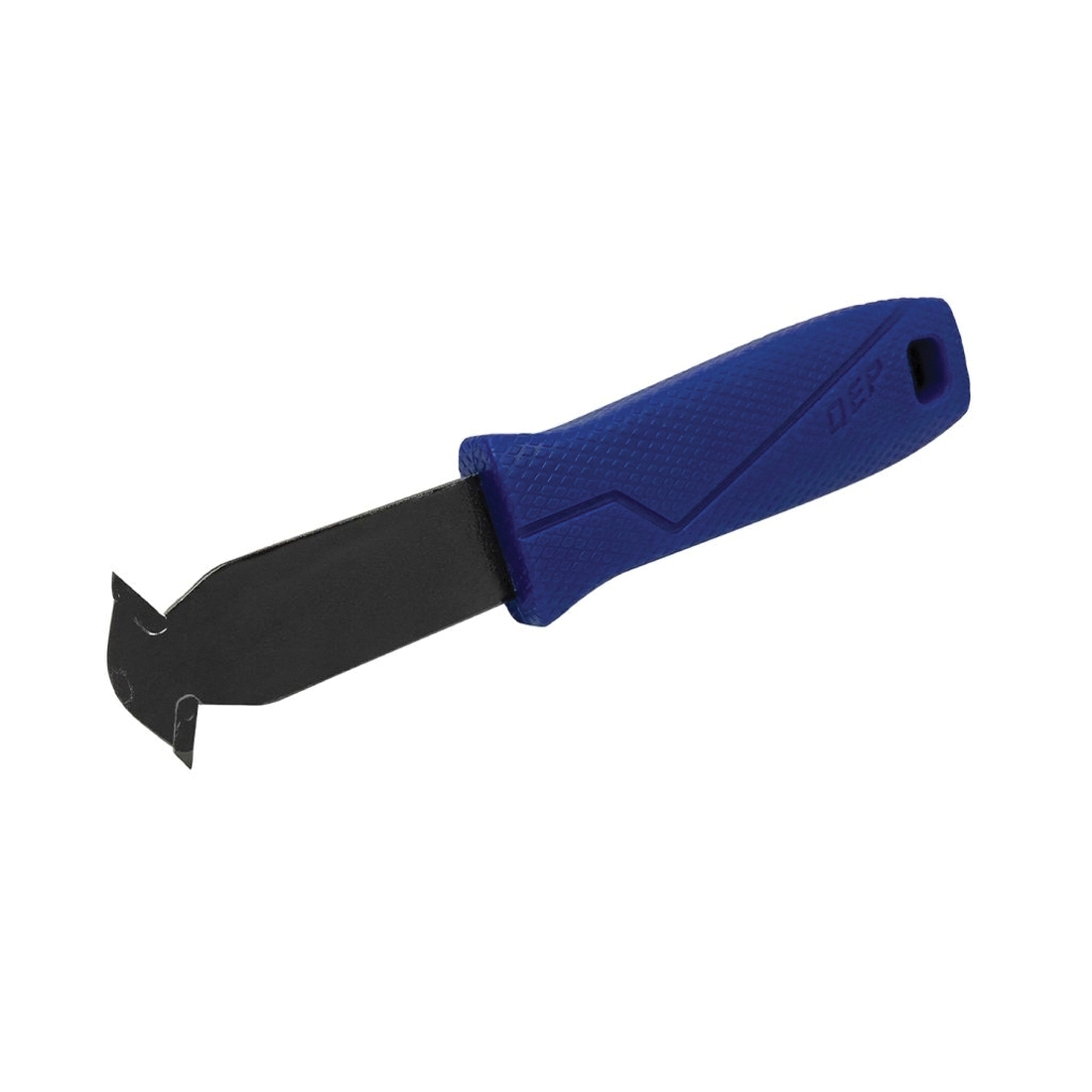 10058 Backerboard Scoring Knife, 9-1/2 in OAL, Carbide/Steel Blade, Rubber Handle, Blue Handle