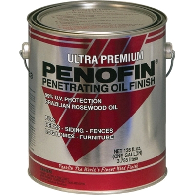 Penofin F1MCHGA Red Label Wood Stain, Chestnut, Liquid, 1 gal