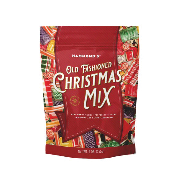 Hammond's 601810 Hammond's 601810 Old Fashioned Christmas Mix Candy, 9 oz Bag - 1