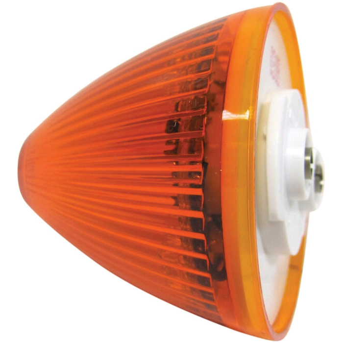 V166A Marker Light, 12 V, LED Lamp, Amber Lens, Grommet
