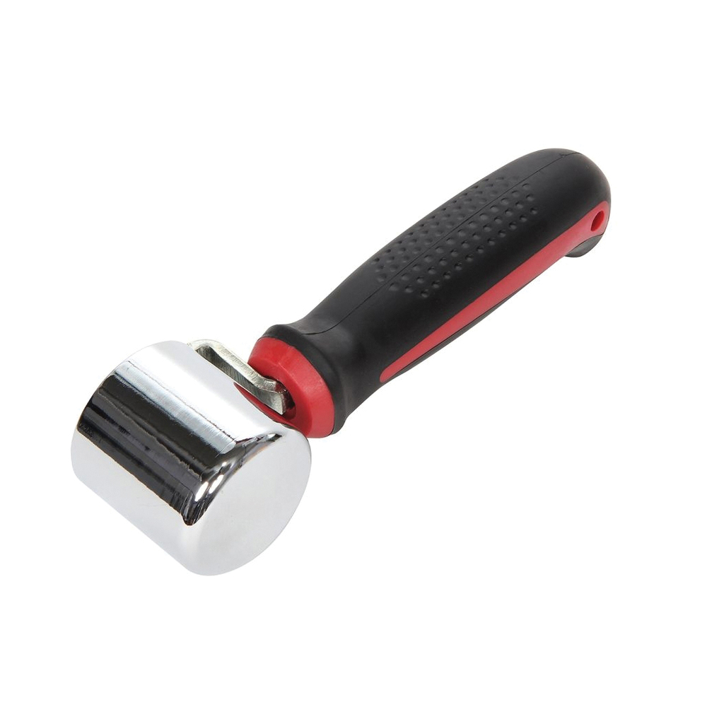 10-964 Seam Roller, 2 in Dia Roller, 2 in W Roller, Steel Roller, Angled Handle