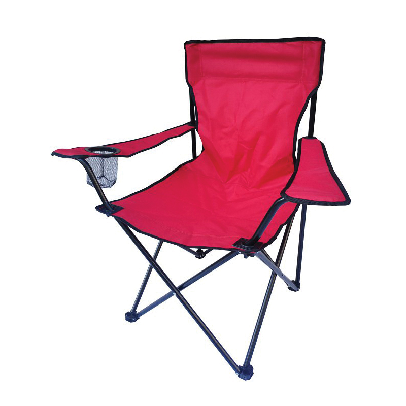 FS633 Oversize Folding Chair with Cup Holder, 19 in D, 250 lb