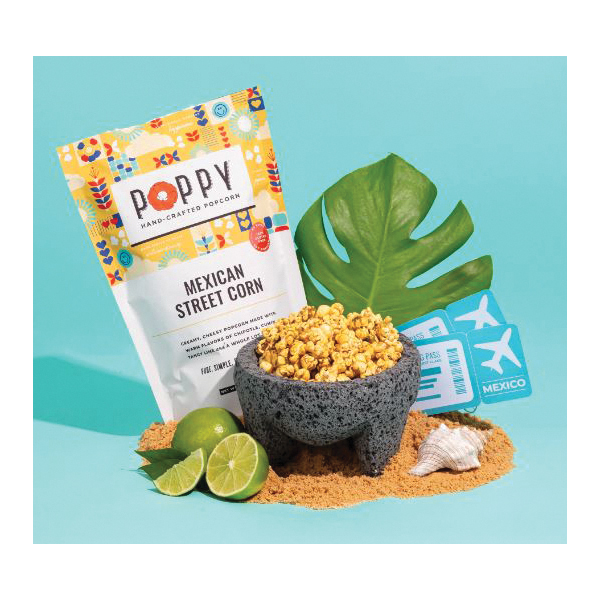 Poppy Handcrafted Popcorn MXMBC Popcorn, Mexican Street Corn, 3 oz - 4