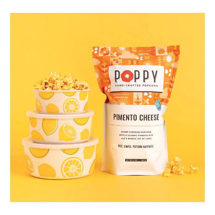 Poppy Handcrafted Popcorn PCMBC Popcorn, Pimento Cheese, 3 oz - 4