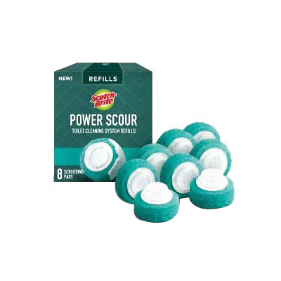 Power Scour Series 559-PS-RF-6 Disposable Scrubbing Pad, Polyethylene, Teal