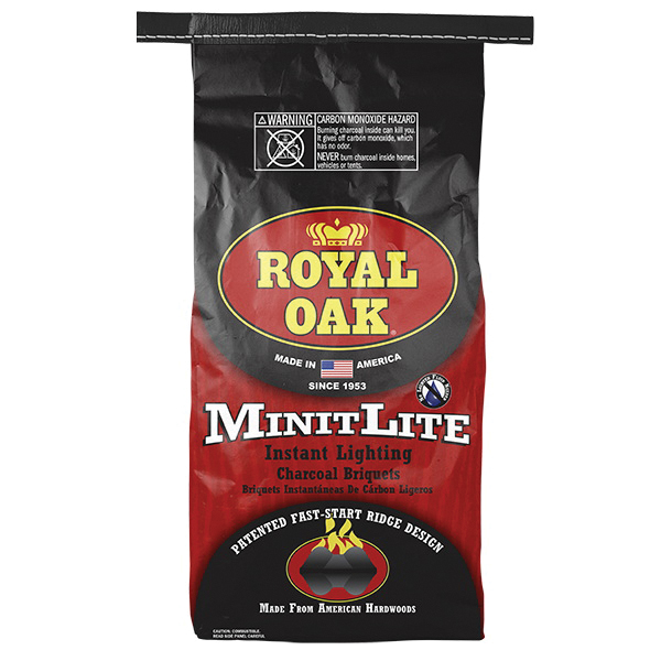 Royal Oak Minit Lite 198-274-007 Charcoal Briquettes, 11.6 lb Bag