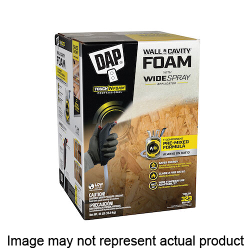 7565000351 Wall and Cavity Foam Sealant, Cream, 24 hr Functional Cure, 40 to 120 deg F, 10.5 lb