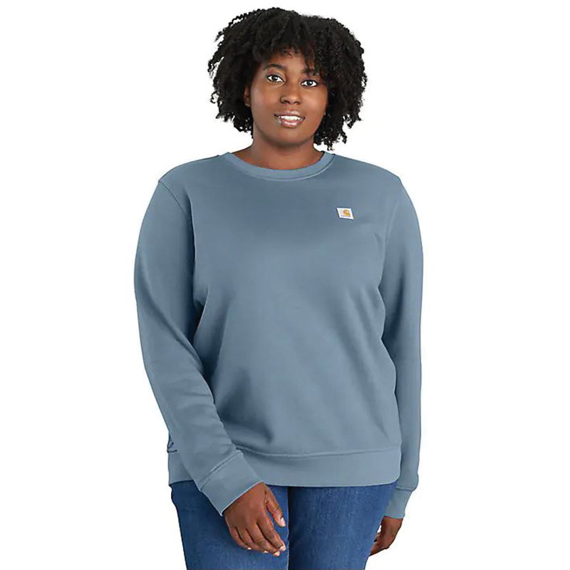 Carhartt Fiber Series 106179-DOV-M Sweatshirt, M, Regular, Cotton/Tencel Lyocell, Dusty Olive, Crew Neck - 3