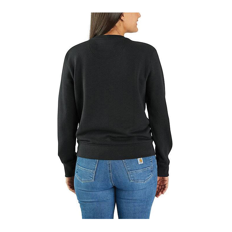 Carhartt Fiber Series 106179-N04-M Sweatshirt, M, Regular, Cotton/Tencel Lyocell, Black, Crew Neck - 5