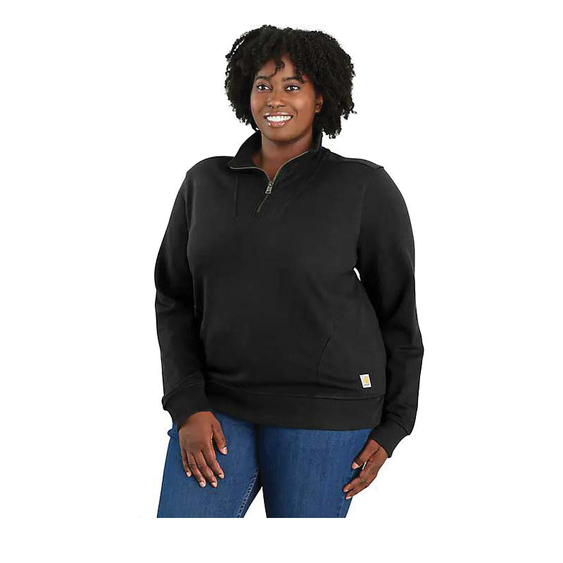 Carhartt Fiber Series 106451-N04-S Sweatshirt, S, Regular, Cotton/Tencel Lyocell, Black - 3