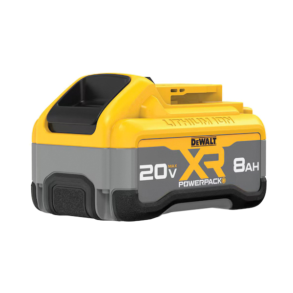 DeWALT DCB2108 DEWALT 20V MAX* XR POWERPACK DCB2108 Battery Pack, 20 V Battery, 8 Ah - 1