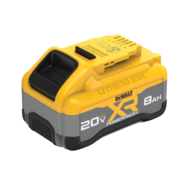 DEWALT 20V MAX* XR POWERPACK DCB2108 Battery Pack, 20 V Battery, 8 Ah - 3