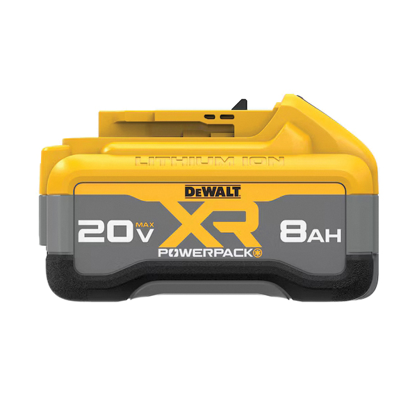 DEWALT 20V MAX* XR POWERPACK DCB2108 Battery Pack, 20 V Battery, 8 Ah - 4