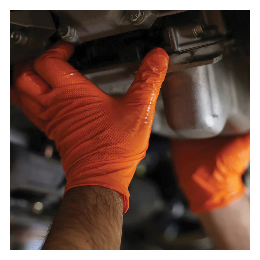 Gator Gripz 570241 Work Gloves, XL, Nitrile, Orange - 5