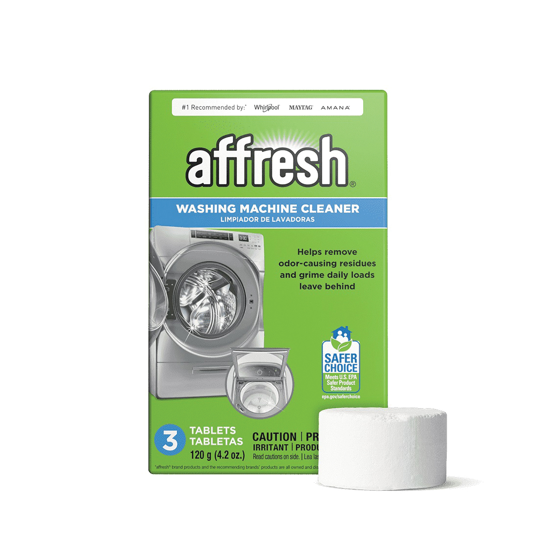 W10549845 Washing Machine Cleaner, Tablet, Citrus