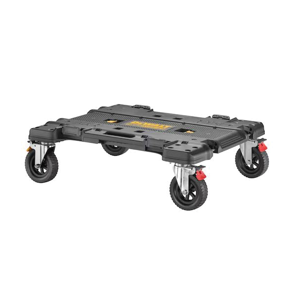 DWST08530 Workstation Dolly, 440 lb, 4-Wheel, Steel, Black, 32 in OAL, 26 in OAW, 26 in OAH