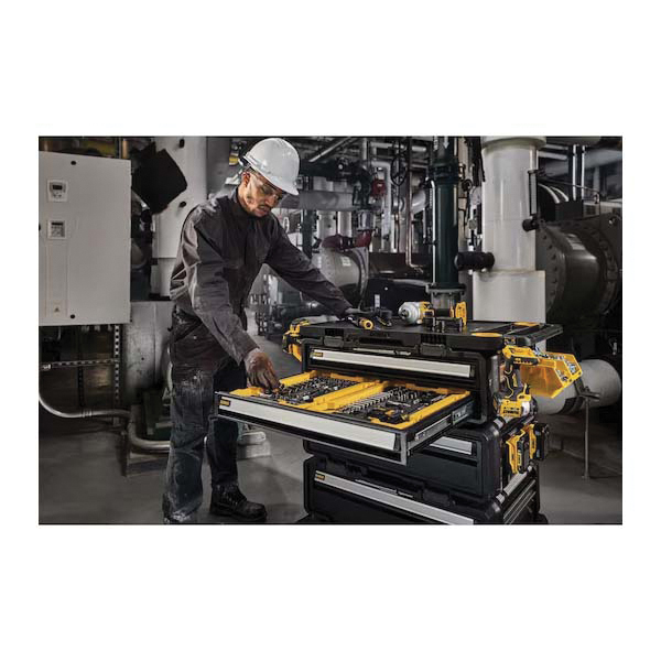 DEWALT DXL TOUGHSYSTEM 2.0 Series DWST60510 5-in-1 Modular Workstation, 32 gal, 25.8 in OAW, 39 in OAH, 34 in OAD, Black - 4