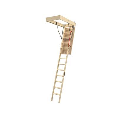 LWB Series LWB3054 Insulated Attic Ladder, 7 ft 10 in to 10 ft 1 in H Ceiling, 30 x 54 in Ceiling Opening, 350 lb