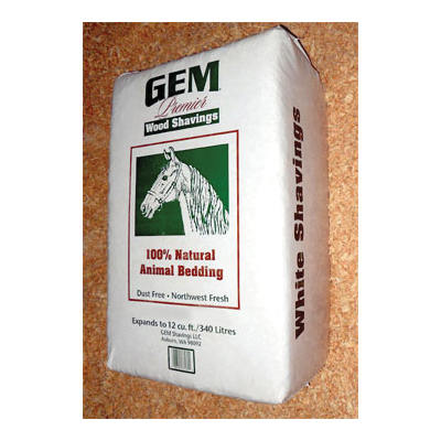 GEM 14800004 Animal Bedding, Wood, White, 10 cu-ft - 2