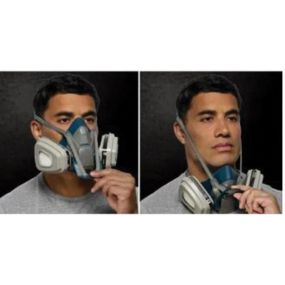 Quick Latch Respirator, 3M, L Mask, N95 Filter Class, 95 % Filter Efficiency, Organic Vapor Cartridge - 2