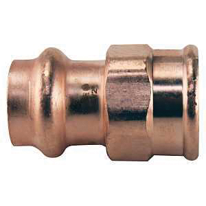 XPRFA12 Adapter, 1/2 in, FPT x Press-Fit, Copper, 300 psi Pressure
