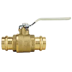 94VLF Series 94VLF10501TMG Ball Valve, 1 in Connection, Press Fit, 250 psi Pressure, Quarter-Turn Lever Actuator