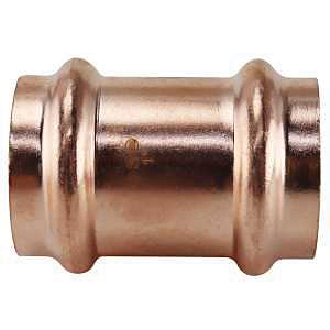 XPRC1NS Coupling without Stop, 1 in, Press Fit, Copper, 300 psi Pressure