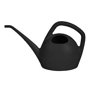 Canary Series CWC1500 Watering Can, 1.5 L Can, Long Spout, Plastic, Black
