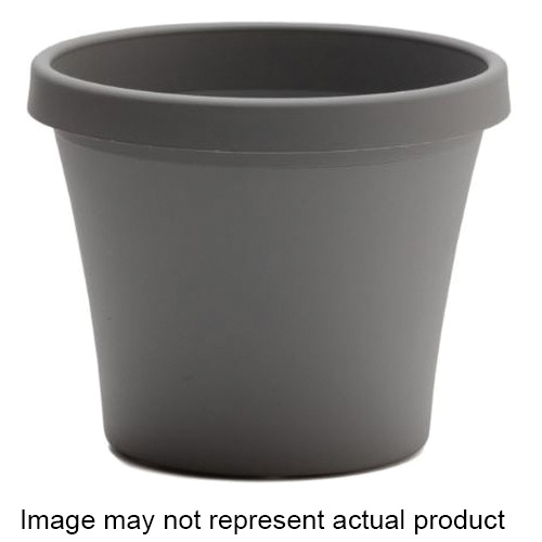 Terra Series TR1082 Planter, 10-3/4 in Dia, 8-1/2 in H, Round, Plastic, Vanilla Bean