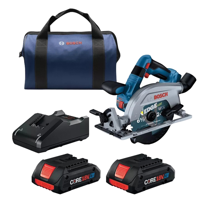 GKS18V-22LB25 Circular Saw Kit, Battery Included, 18 V, 144 W-hr, 6-1/2 in Dia Blade, 2-1/4 in Cutting Capacity