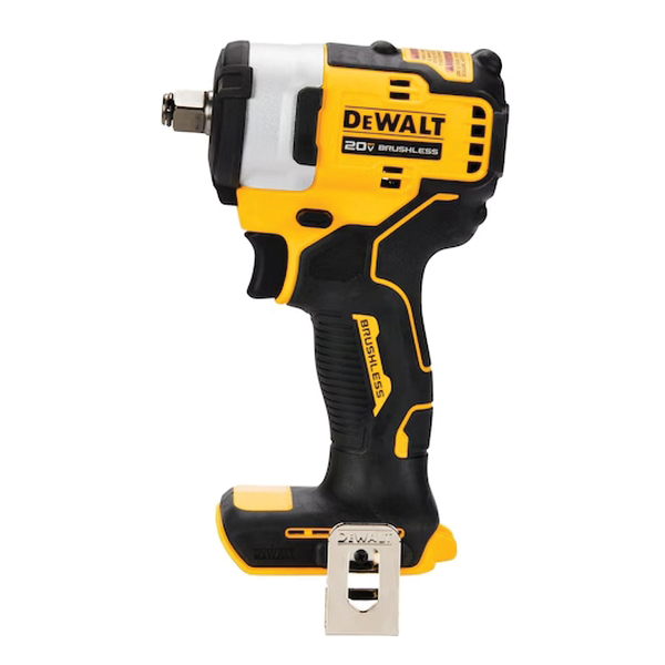 DCF911B Impact Wrench, Tool Only, 20 V, 1/2 in Drive, Square Drive, 3150 ipm , 2850 rpm Speed
