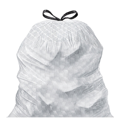 Glad ForceFlex Series 22372 Pine-Sol Scented Trash Bag, 13 gal, Plastic, White - 3