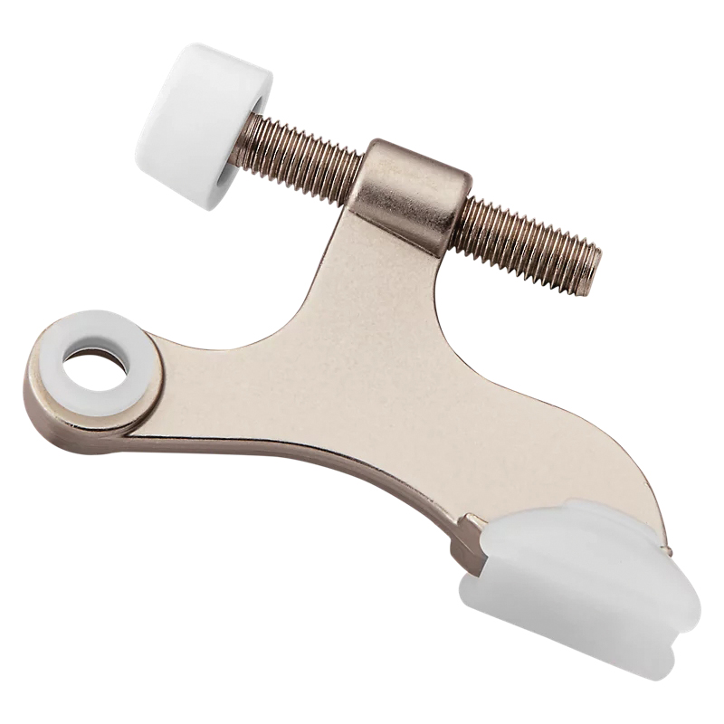 N830-564 Hinge Pin Door Stop, 2-1/16 in Projection, Zinc, Satin Nickel
