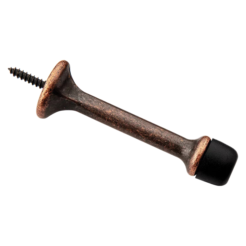 236 Series N830-548 Rigid Door Stop, 3-1/16 in Projection, Zinc, Antique Bronze
