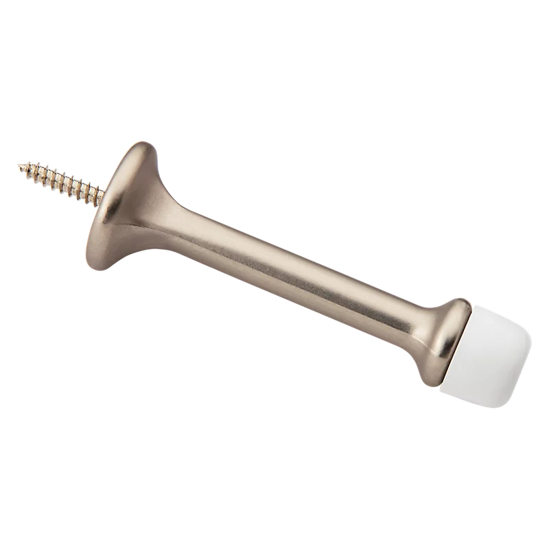 236 Series N830-546 Rigid Door Stop, 3-1/16 in Projection, Zinc, Satin Nickel