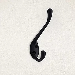 National Hardware N830-624 Heavy-Duty Garment Hook, 35 lb, Zinc, Matte - 3