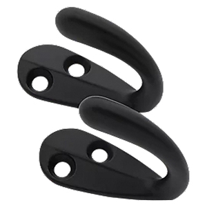 N830-595 Robe Hook, 35 lb, 1-Hook, Matte