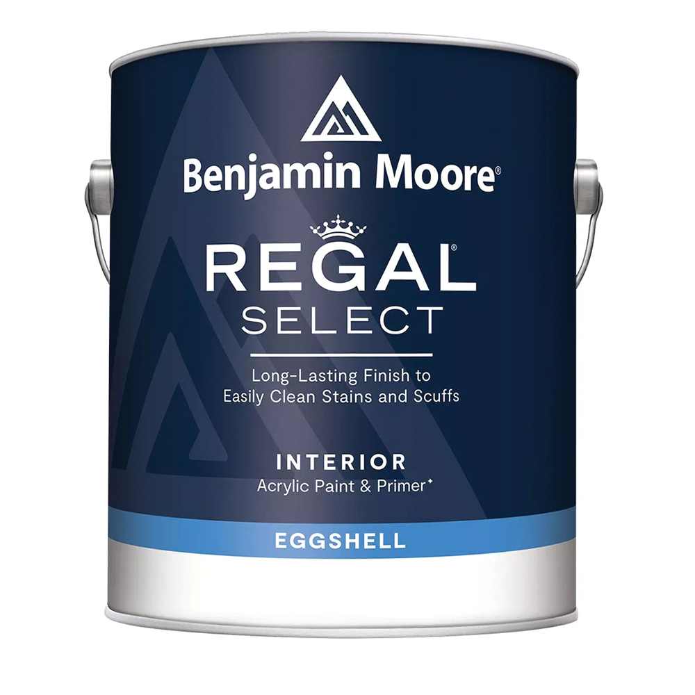 Regal Select Series N5491X-005 Interior Paint, Eggshell, Base 1X, 5 gal