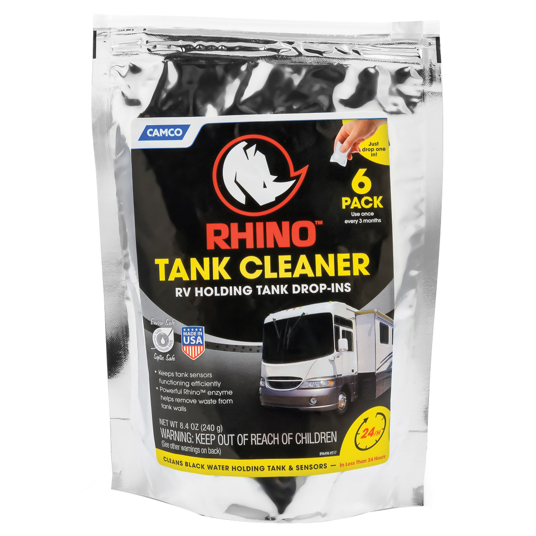 41560 Holding Tank Cleaner, Silver, For: RV Holding Tank, Septic Tanks