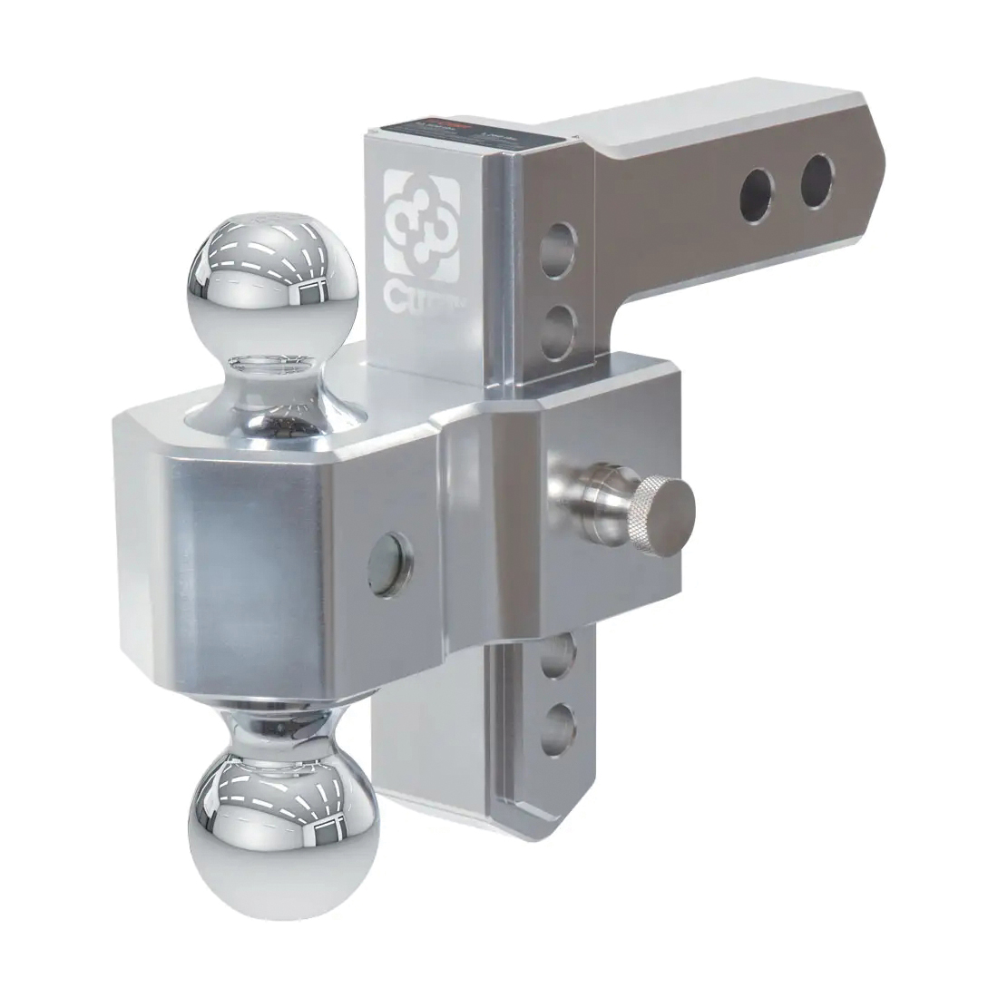 AlumaLite Series 45363 Dual Ball Hitch, 2, 2-5/16 in Dia Hitch Ball, Steel Hitch Ball, Aluminum