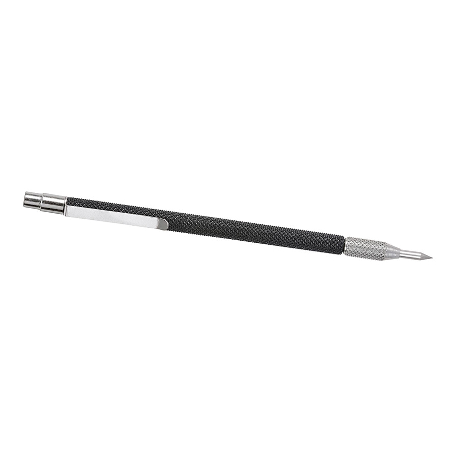 27021 Scriber with Magnet, Carbide Tip, 5-3/4 in OAL, Knurled Handle